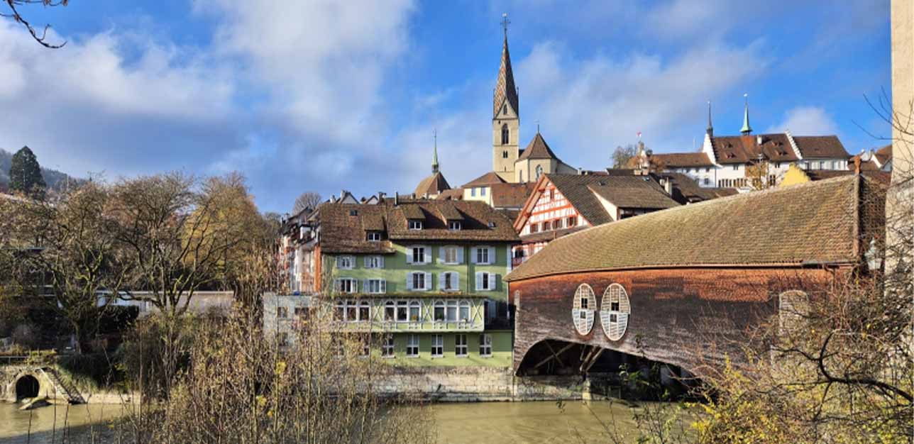 Ein Stück Badener Geschichte - 4.5-Zimmerwohnung direkt an der Limmat